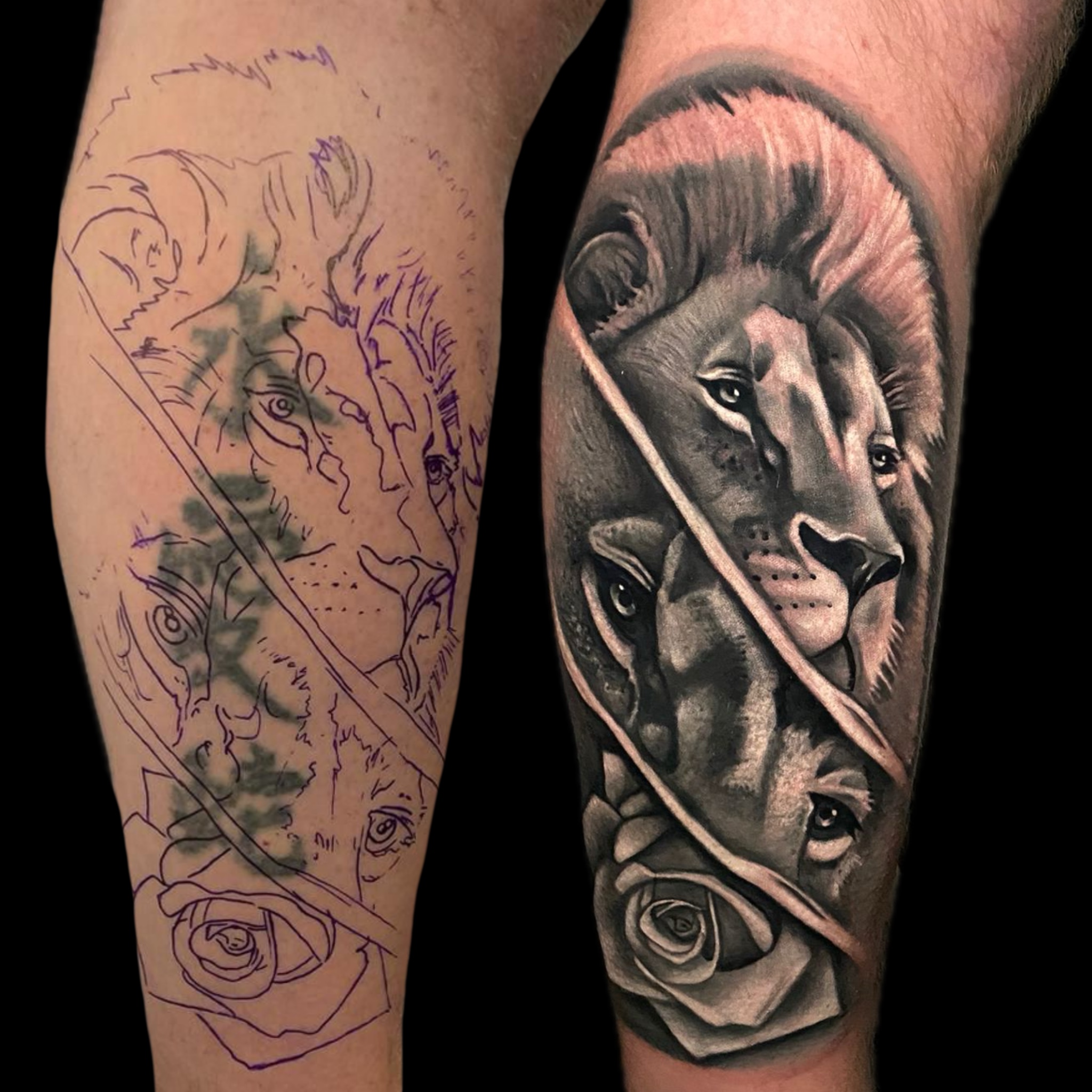 Cover-up tattoo — Salvation Tattoo Studio